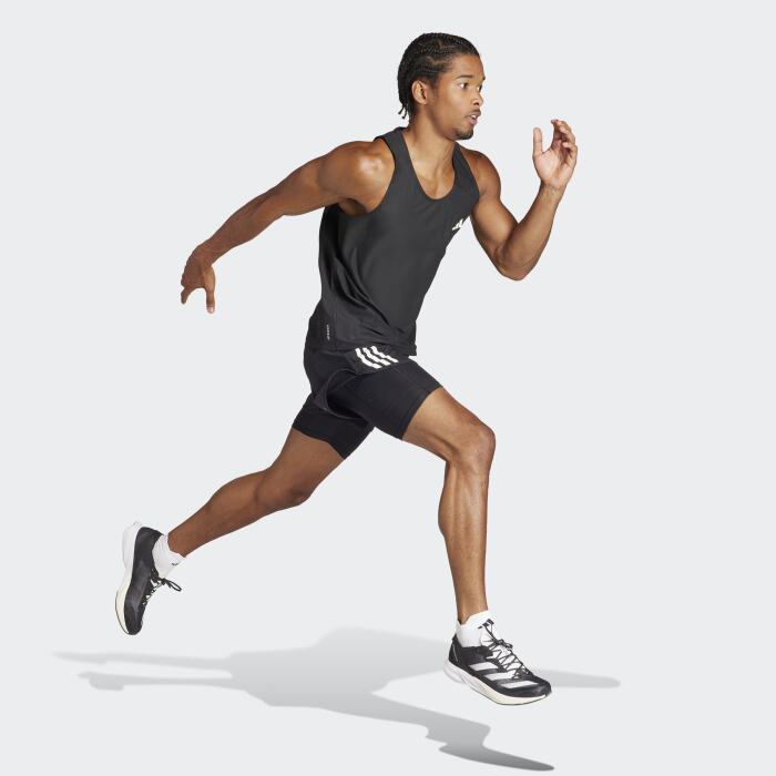 Adidas Own The Run Tank Top Siyah Erkek Atlet - 4