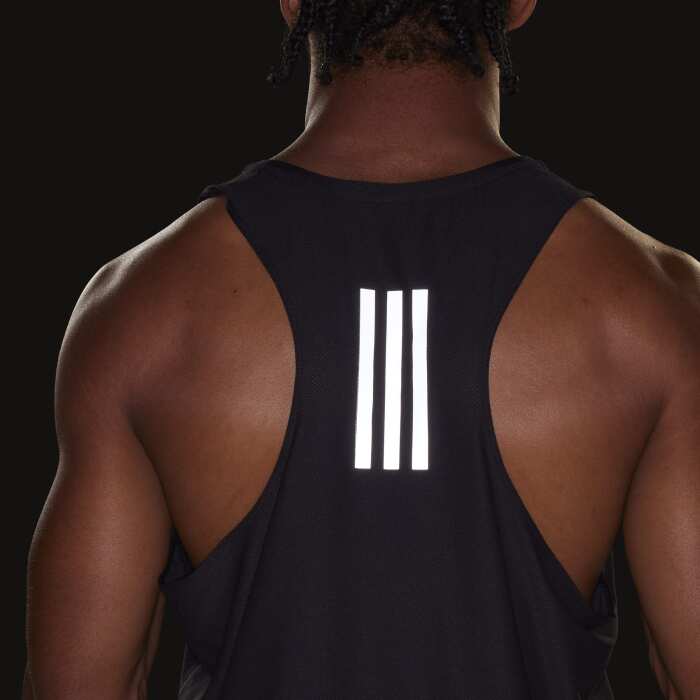 Adidas Own The Run Tank Top Siyah Erkek Atlet - 5