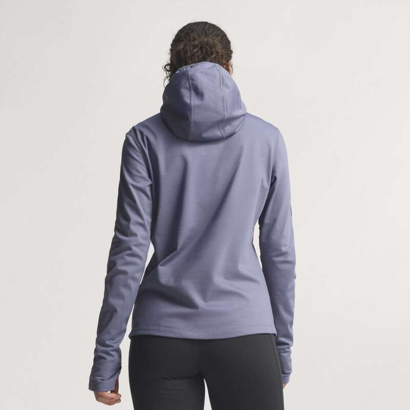 Adidas Own The Run Winterized Half-Zip Mor Kadın Sweatshirt - 18