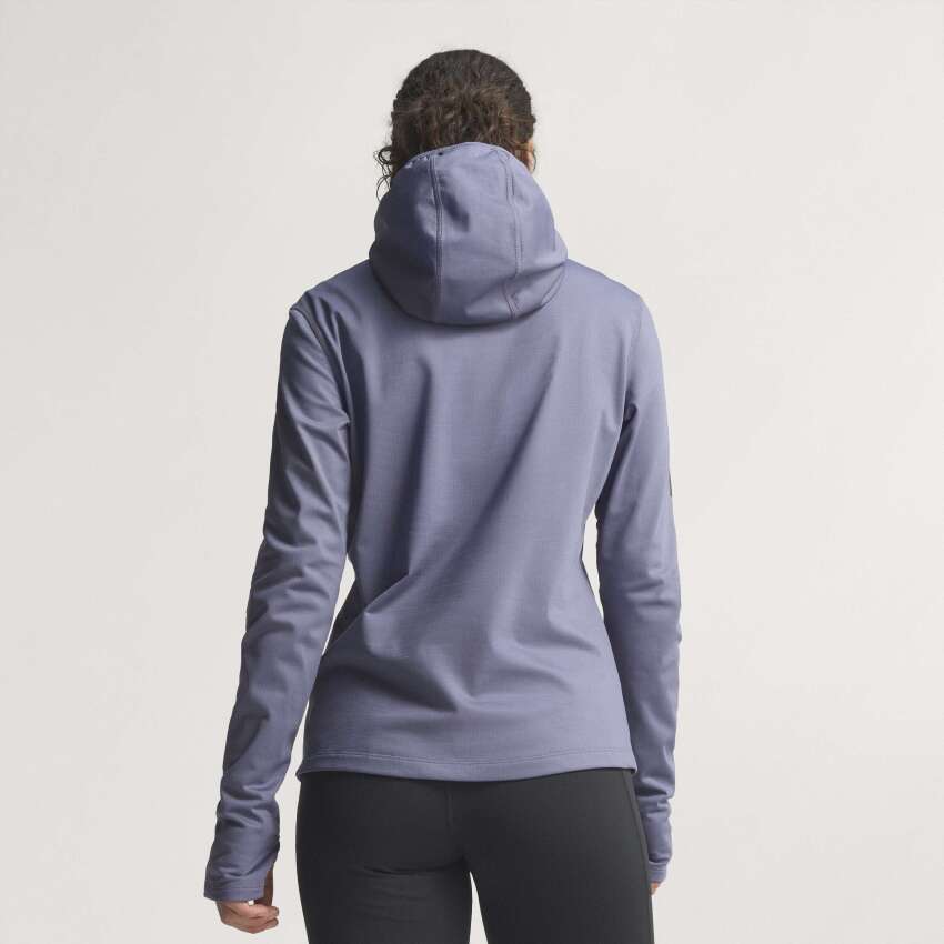 Adidas Own The Run Winterized Half-Zip Mor Kadın Sweatshirt - 18