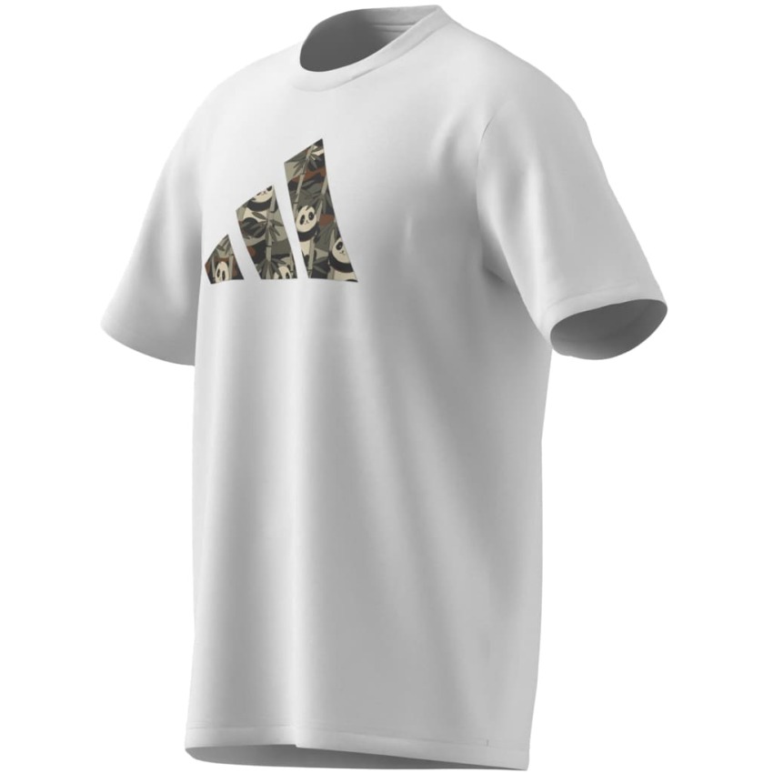 Adidas Panda Chill Camo Beyaz Erkek Tshirt - 6