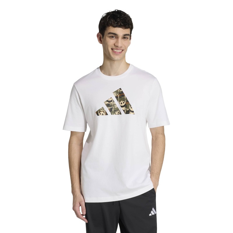 Adidas Panda Chill Camo Beyaz Erkek Tshirt - 7