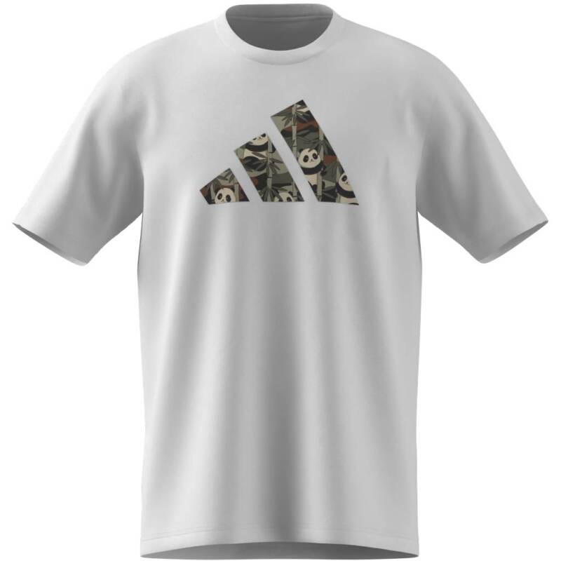 Adidas Panda Chill Camo Beyaz Erkek Tshirt - 12