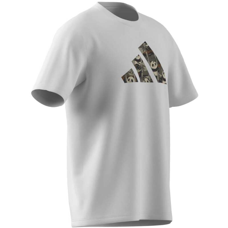 Adidas Panda Chill Camo Beyaz Erkek Tshirt - 13