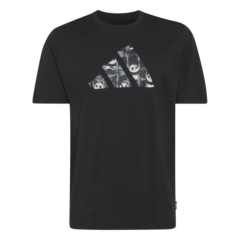 Adidas Panda Chill Camo Graphic Siyah Erkek Tshirt - 1