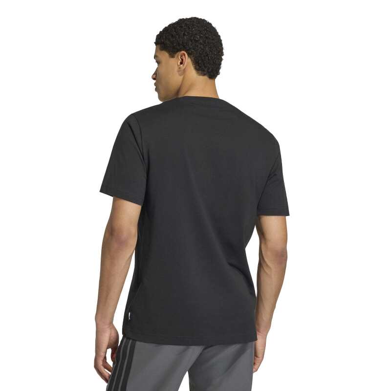 Adidas Panda Chill Camo Graphic Siyah Erkek Tshirt - 8