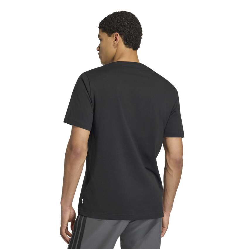 Adidas Panda Chill Camo Graphic Siyah Erkek Tshirt - 8