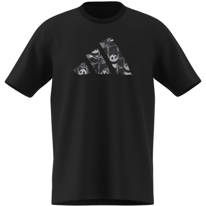 Adidas Panda Chill Camo Graphic Siyah Erkek Tshirt - 12