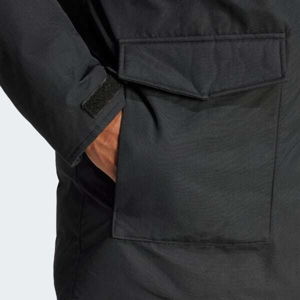 Adidas PAVERIC FUR PAR SİYAH Erkek Mont - 6