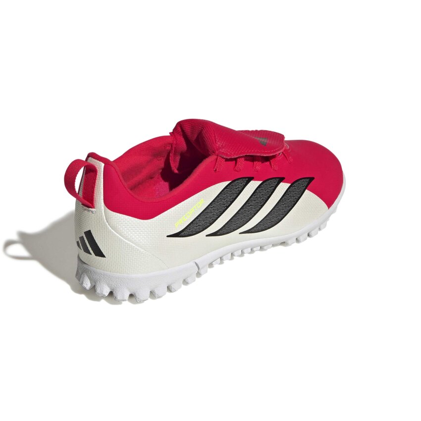 Adidas Predator Club Katlanır Dilli Elastik Bağcıklı Kırmızı Çocuk Halı Saha Ayakkabısı - 6