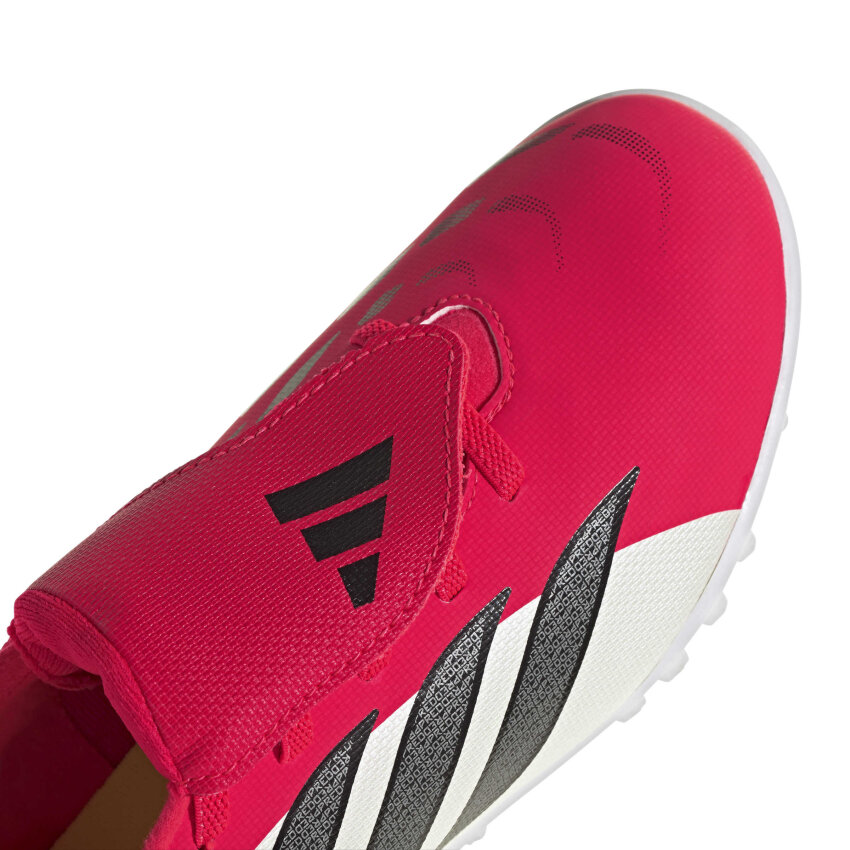 Adidas Predator Club Katlanır Dilli Elastik Bağcıklı Kırmızı Çocuk Halı Saha Ayakkabısı - 7