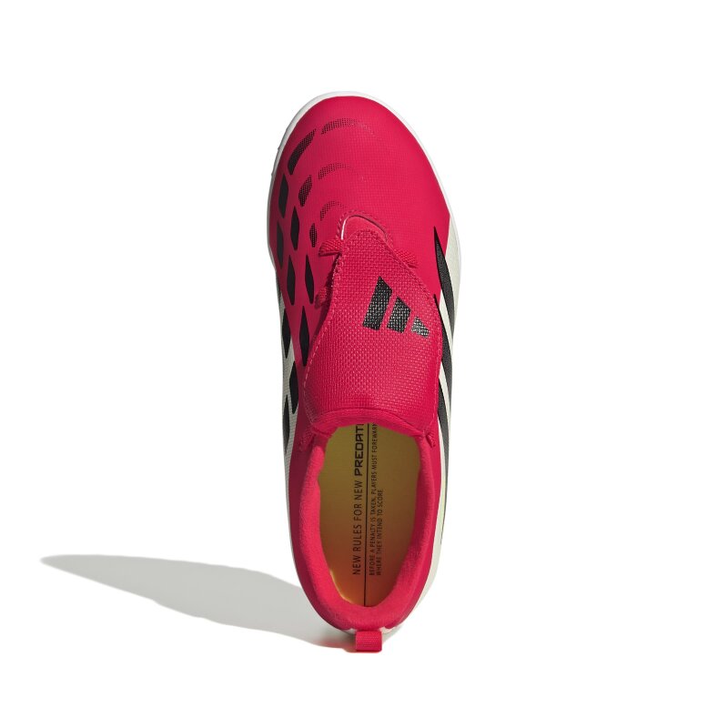 Adidas Predator Club Katlanır Dilli Elastik Bağcıklı Kırmızı Çocuk Halı Saha Ayakkabısı - 3