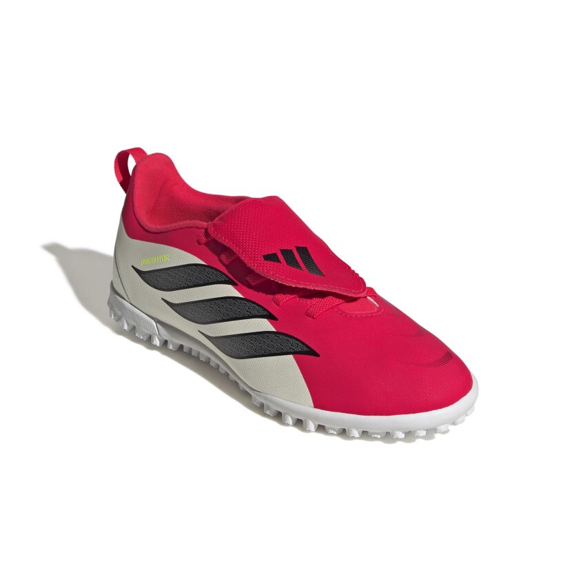 Adidas Predator Club Katlanır Dilli Elastik Bağcıklı Kırmızı Çocuk Halı Saha Ayakkabısı - 5