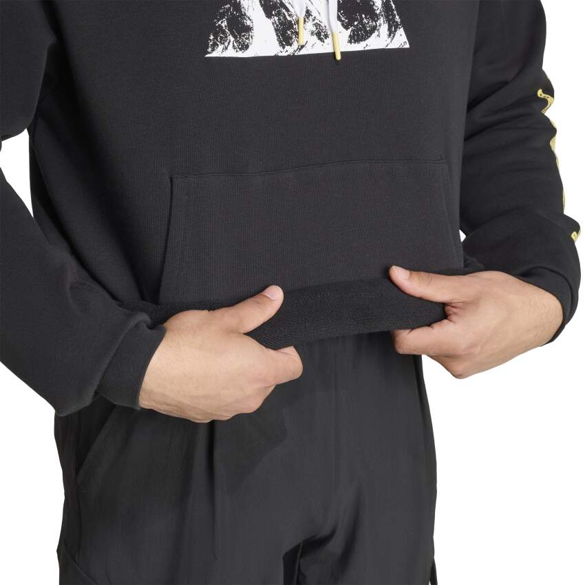 Adidas Premium 3-Stripes Siyah Erkek Sweatshirt - 5