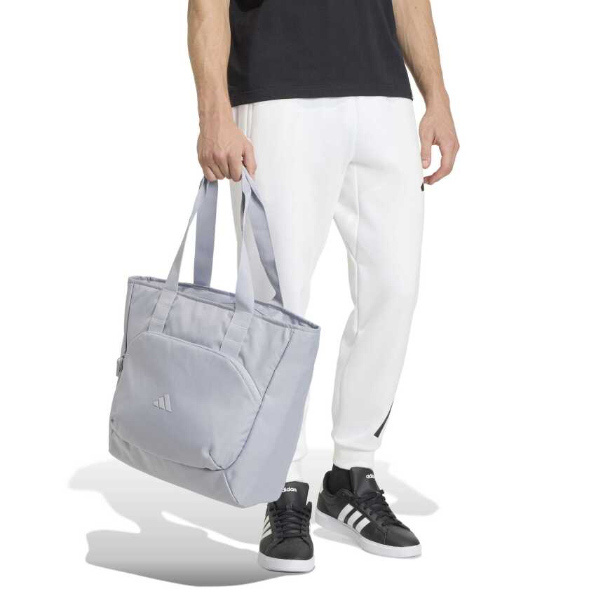Adidas Prime Tote Gri Unisex Spor Çantası - 8