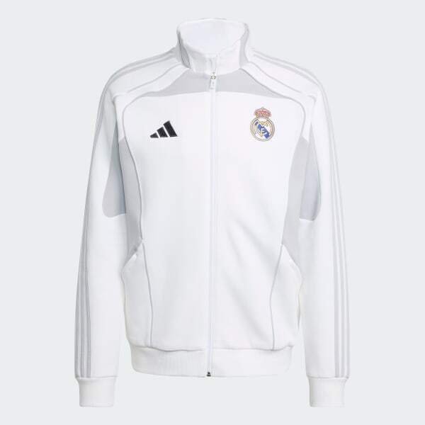 Adidas Real Madrid UBP Doubleknit Fermuarlı Eşofman Üstü Erkek - 4