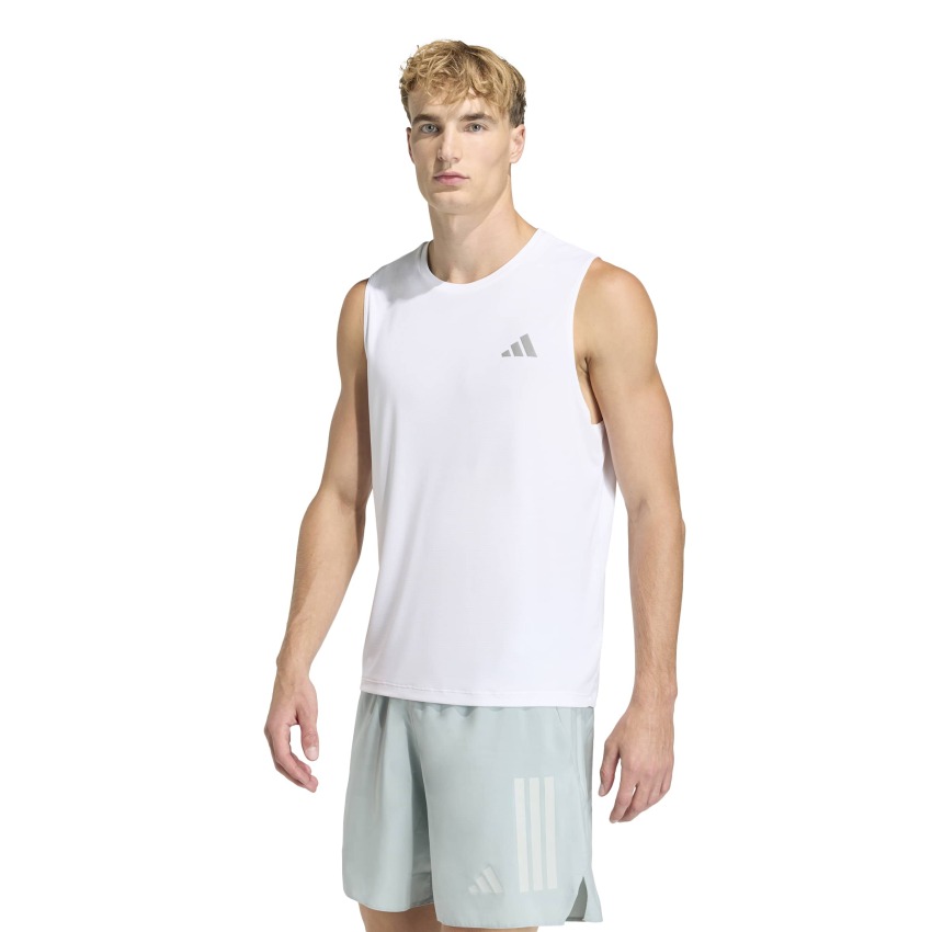 Adidas Run Ess Tank Beyaz Erkek Atlet - 2