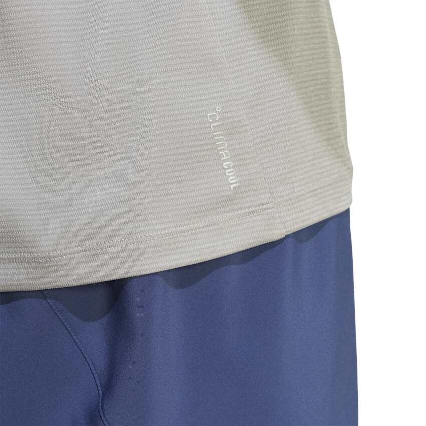 Adidas Run Ess Tee Gri Erkek Tshirt - 5