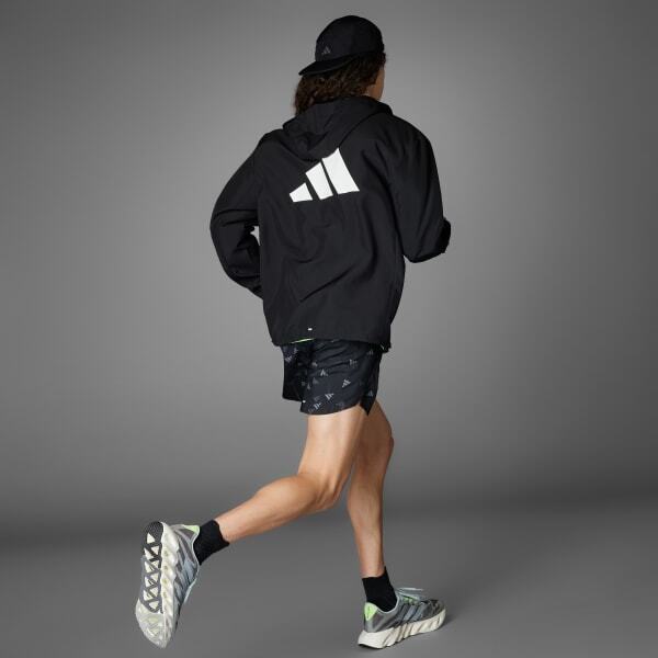 Adidas RUN IT JACKET SİYAH Erkek Eşofman Üstü - 6
