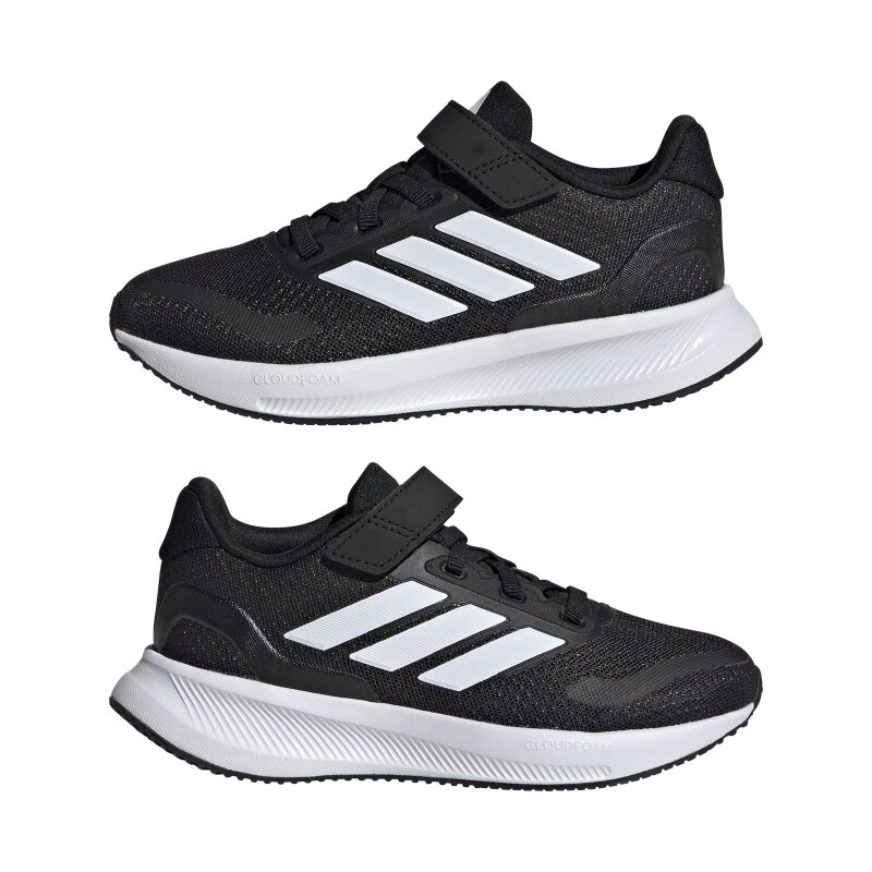 Adidas Runfalcom 5 EL C Siyah Çocuk Günlük Ayakkabı - 9