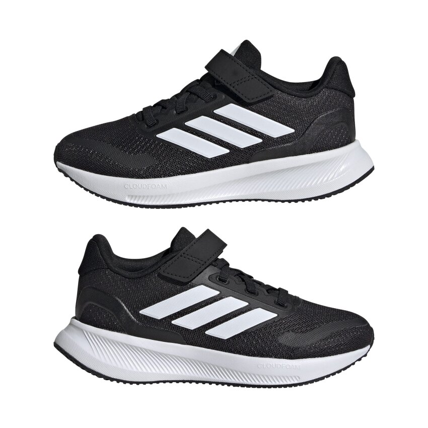 Adidas Runfalcom 5 EL C Siyah Çocuk Günlük Ayakkabı - 9
