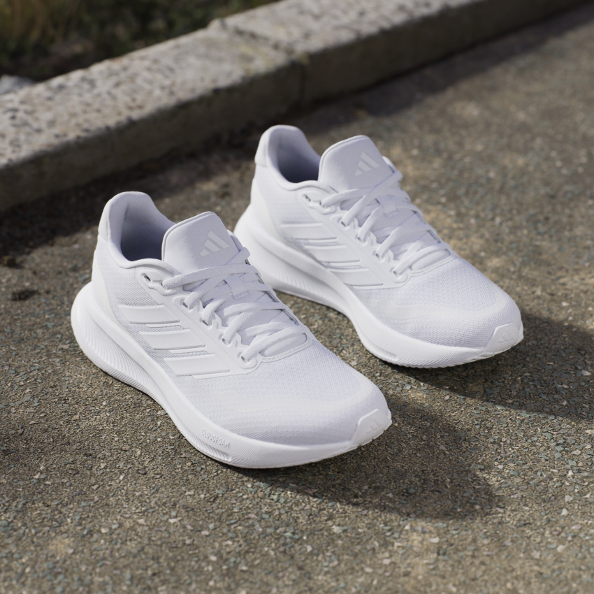 Adidas RUNFALCON 5 W BEYAZ Kadın Koşu Ayakkabısı - 7