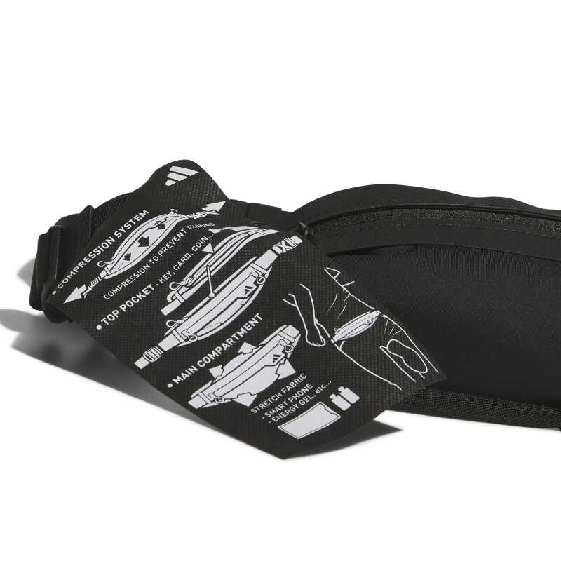Adidas Running Siyah Unisex Bel Çantası - 5