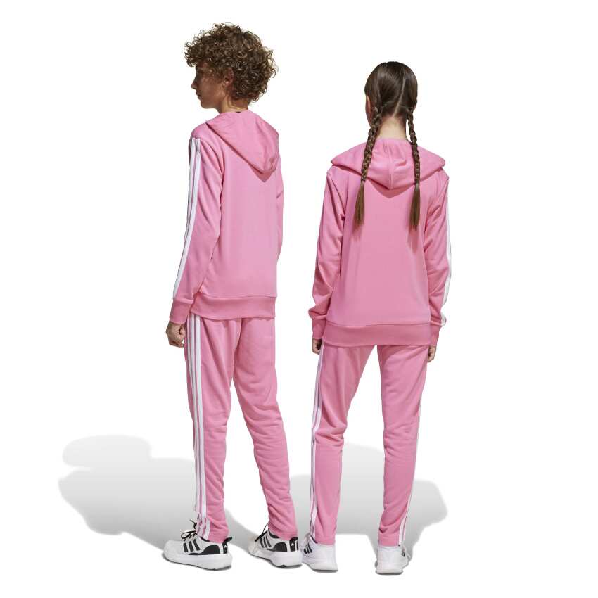 Adidas Seasonal Essentials Tiberio 3-Stripes French Terry Pembe Çocuk Eşofman Takımı - 2