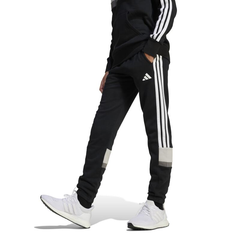 Adidas Seasonal Essentials Tiberio 3 Stripes Siyah Çocuk Eşofman Altı - 2