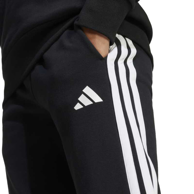 Adidas Seasonal Essentials Tiberio 3 Stripes Siyah Çocuk Eşofman Altı - 5