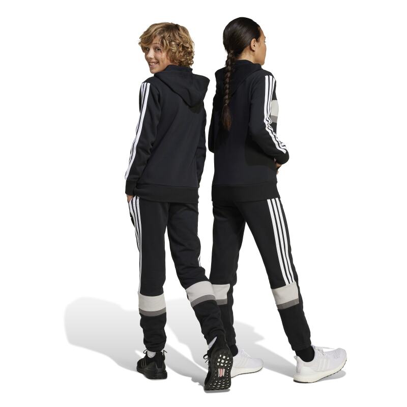 Adidas Seasonal Essentials Tiberio 3 Stripes Siyah Çocuk Eşofman Altı - 7