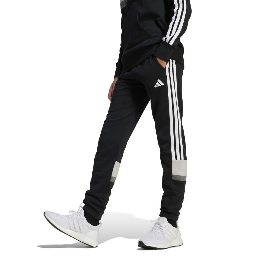 Adidas Seasonal Essentials Tiberio 3 Stripes Siyah Çocuk Eşofman Altı - 1