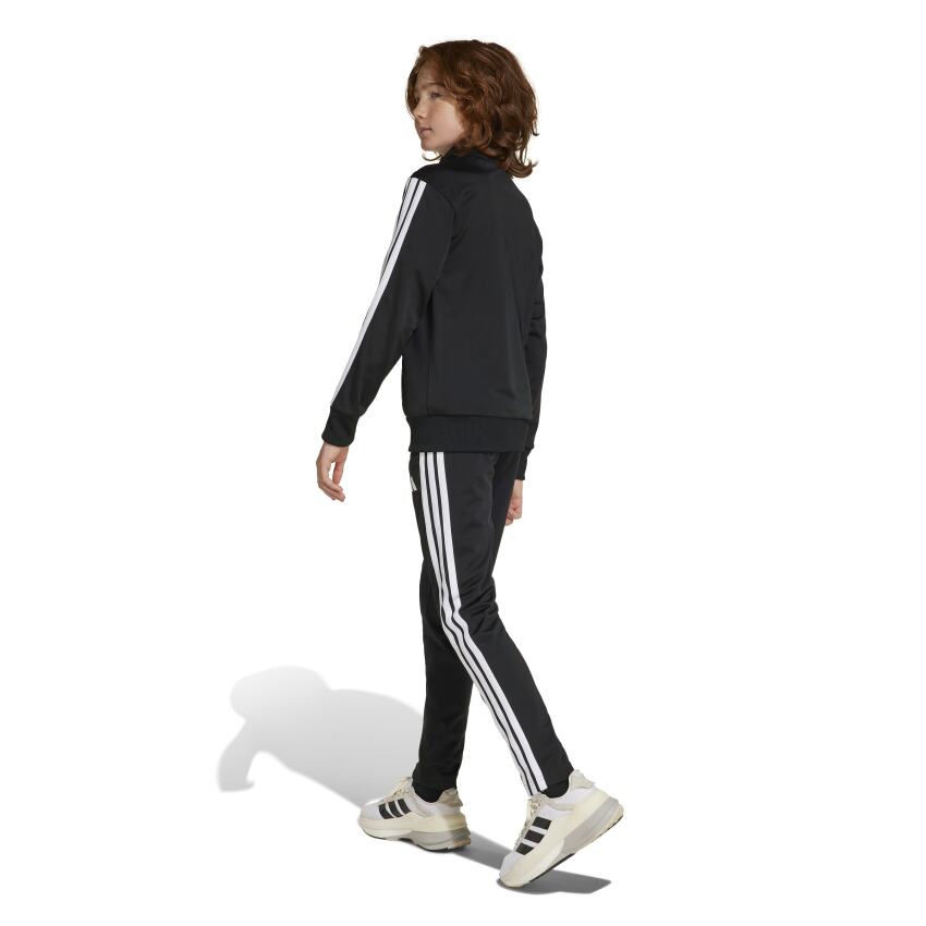 Adidas Seasonal Essentials Tiberio 3-Stripes Siyah Çocuk Eşofman Takımı - 4