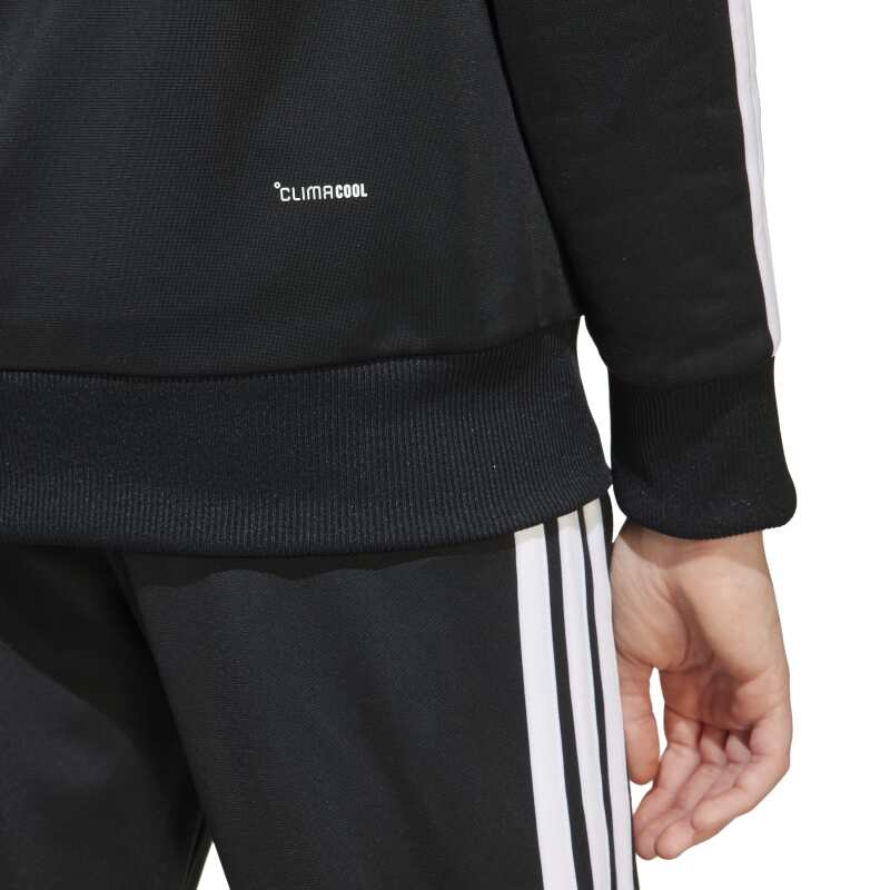 Adidas Seasonal Essentials Tiberio 3-Stripes Siyah Çocuk Eşofman Takımı - 6