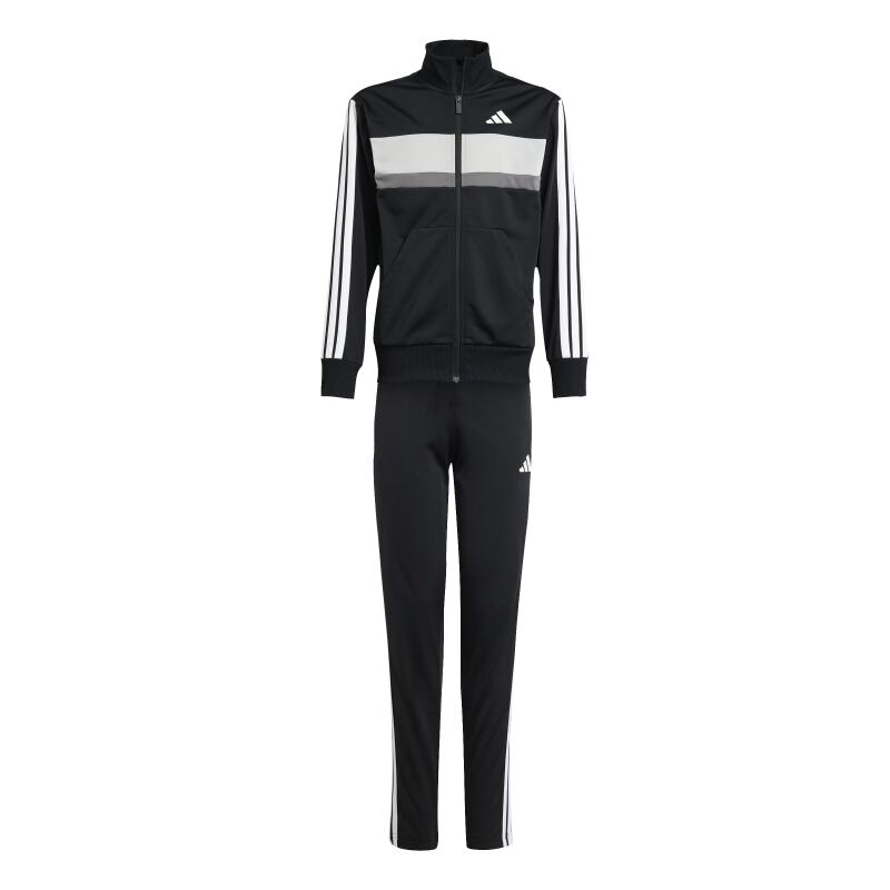 Adidas Seasonal Essentials Tiberio 3-Stripes Siyah Çocuk Eşofman Takımı - 7