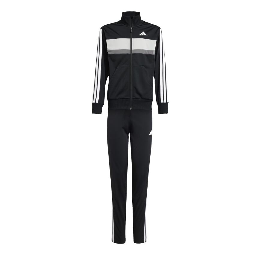 Adidas Seasonal Essentials Tiberio 3-Stripes Siyah Çocuk Eşofman Takımı - 7