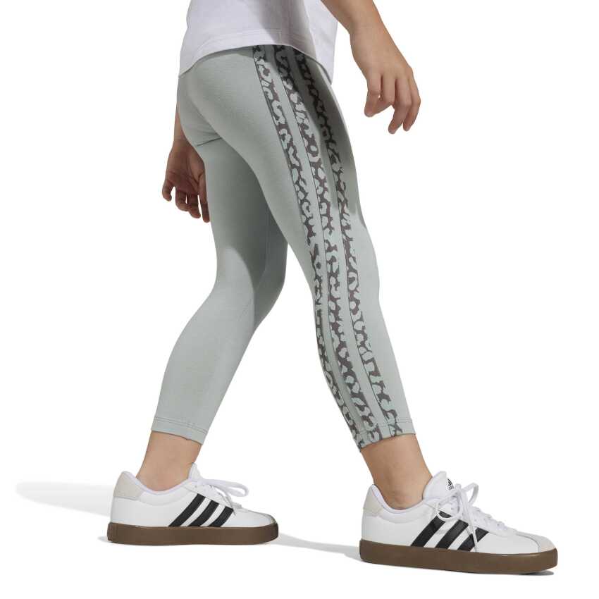 Adidas Seasonals Animal Set Beyaz Çocuk Tshirt Tayt Takım - 8