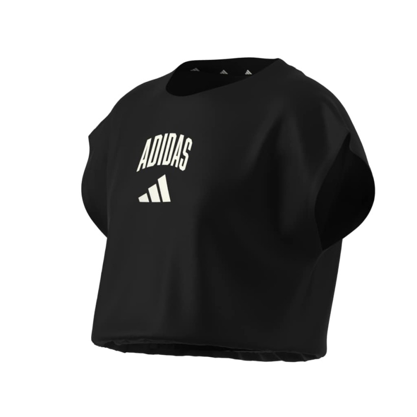 Adidas Seasonals Collegiate Typography Siyah Çocuk Tshirt - 6