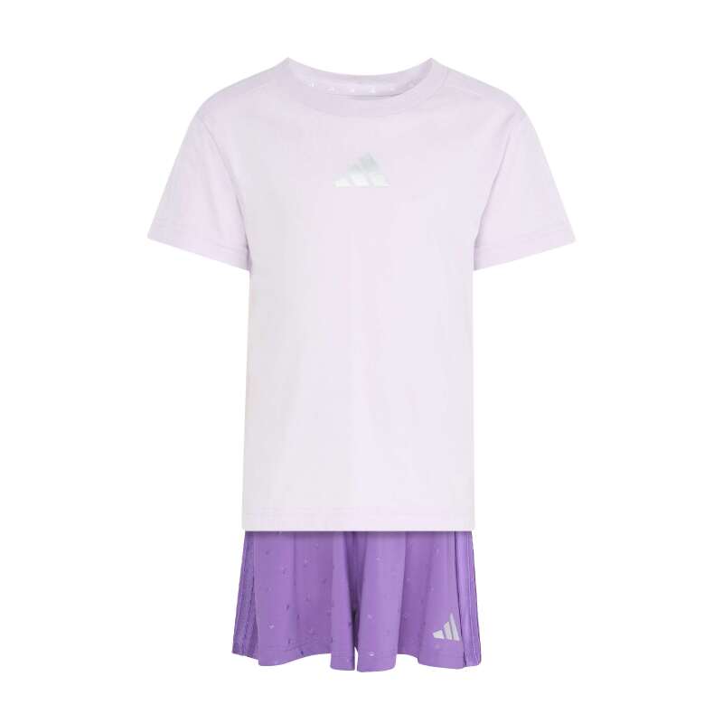 Adidas Seasonals Glam Mor Çocuk Etek Tshirt Takım - Adidas