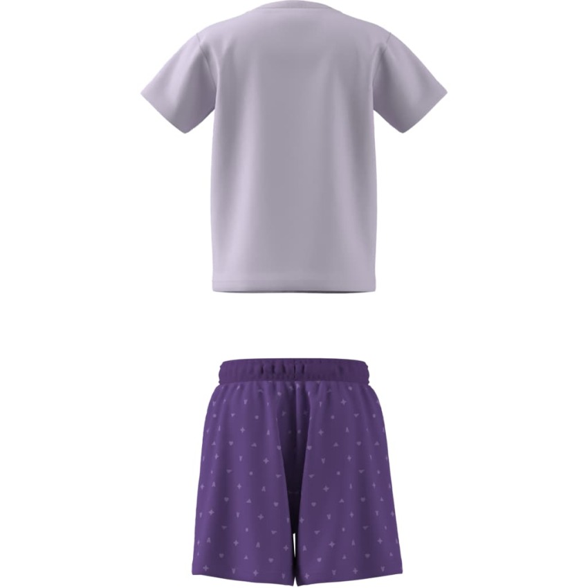 Adidas Seasonals Glam Mor Çocuk Etek Tshirt Takım - 5