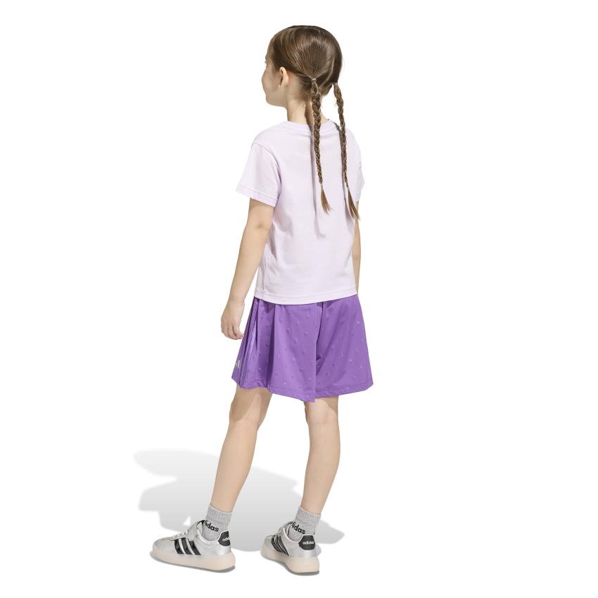 Adidas Seasonals Glam Mor Çocuk Etek Tshirt Takım - 12