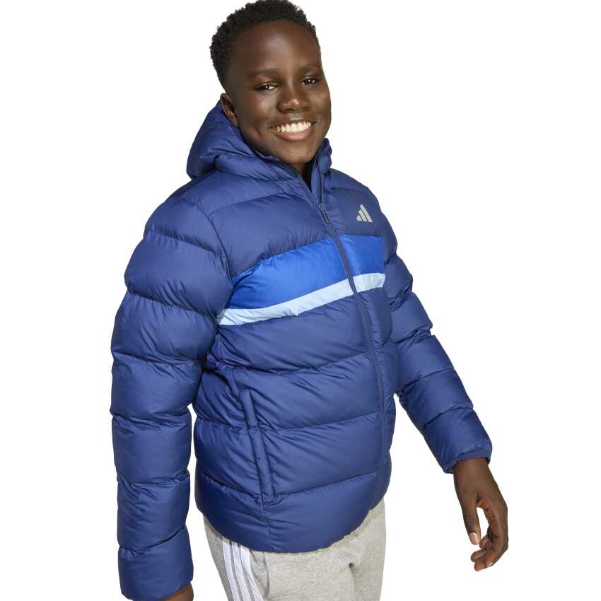 Adidas Sentetik Dolgulu Mavi Çocuk Mont - 4