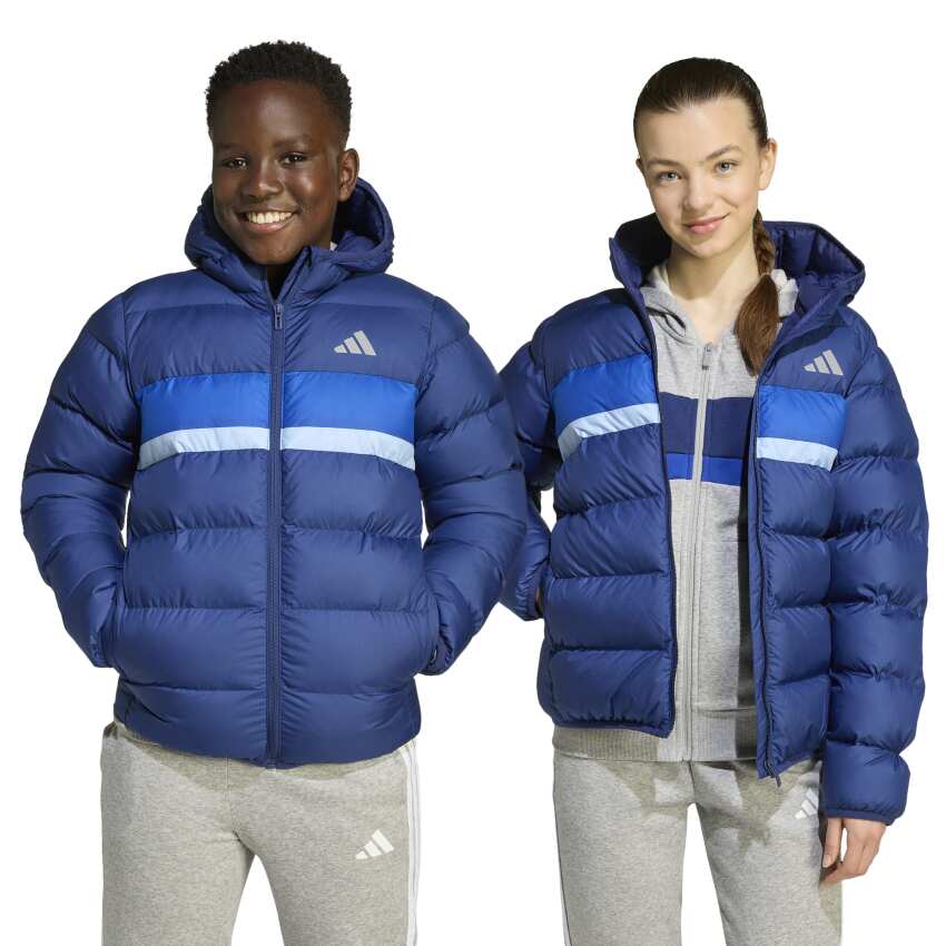 Adidas Sentetik Dolgulu Mavi Çocuk Mont - 6