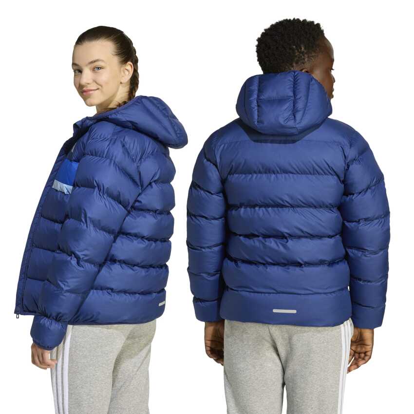 Adidas Sentetik Dolgulu Mavi Çocuk Mont - 7