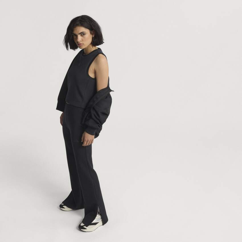 Adidas Soft Lux Bol Paça Siyah Kadın Eşofman Altı - 6