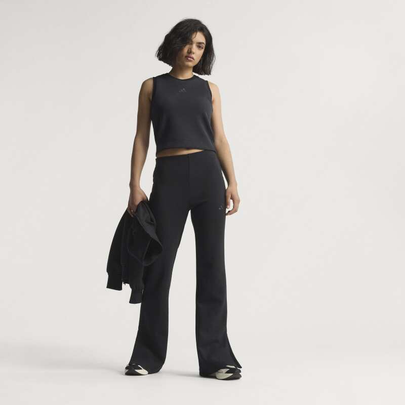 Adidas Soft Lux Bol Paça Siyah Kadın Eşofman Altı - 7