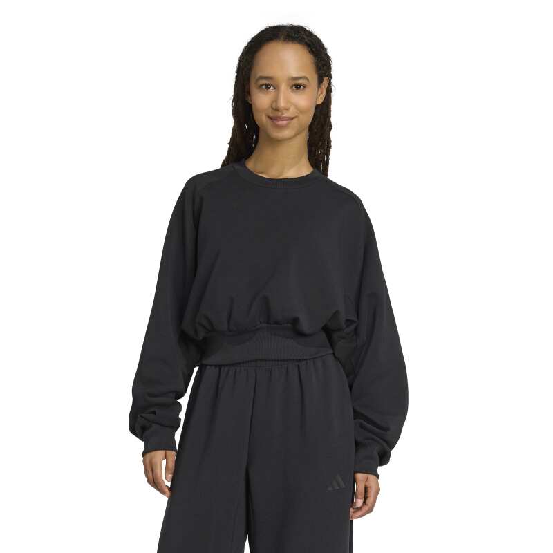 Adidas Soft Lux Bol Siyah Kadın Sweatshirt - Adidas