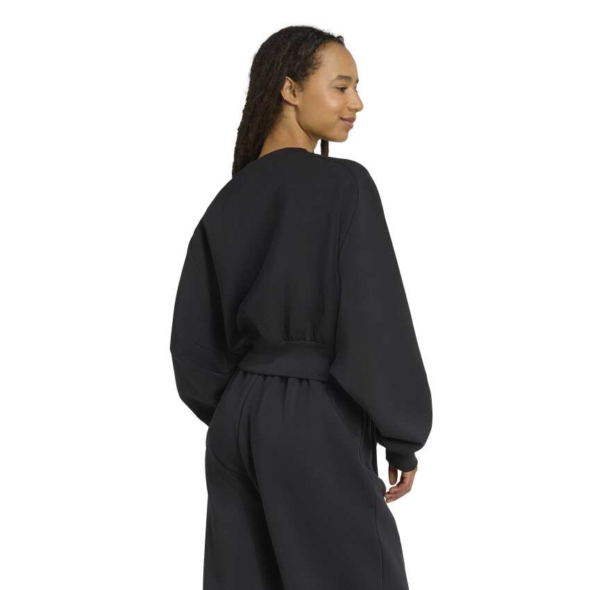 Adidas Soft Lux Bol Siyah Kadın Sweatshirt - 2