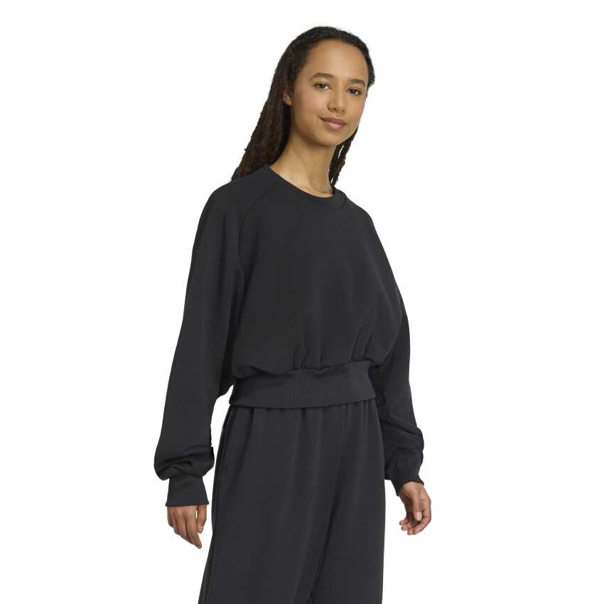 Adidas Soft Lux Bol Siyah Kadın Sweatshirt - 3