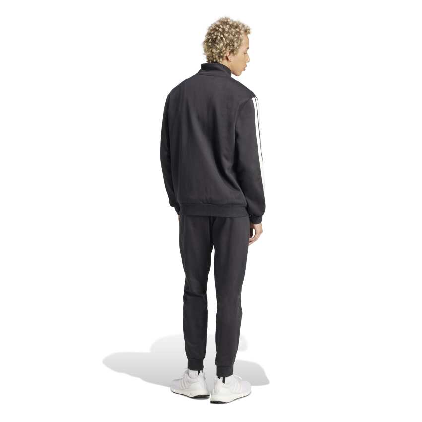 Adidas Sportswear Basic 3-Stripes Fleece SİYAH Erkek Eşofman Takımı - 2